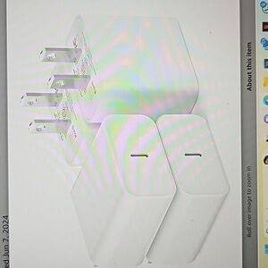 NWT Lazerbuilt New 4 pack USB C wall Super Fast Chargers